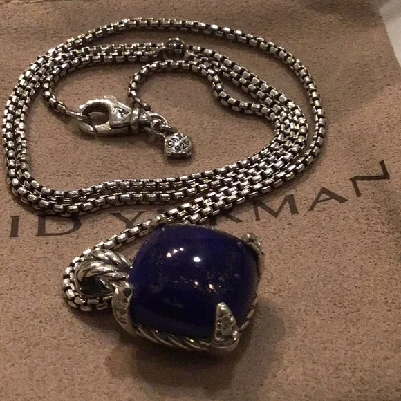 David Yurman Chatelaine Pendant Lapis Lazuli - Picture 4 of 8